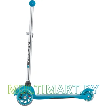 Самокат Novatrack Disco-Kids Basic 120H.DISCOKIDS.GBL20 (зелено-синий, 2020) картинка 3
